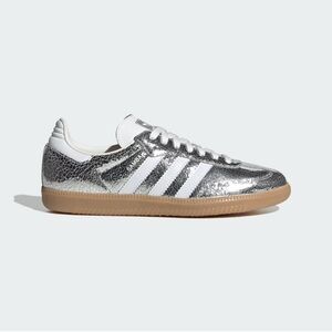 Adidas Samba OG Shoes in Silver Metallic